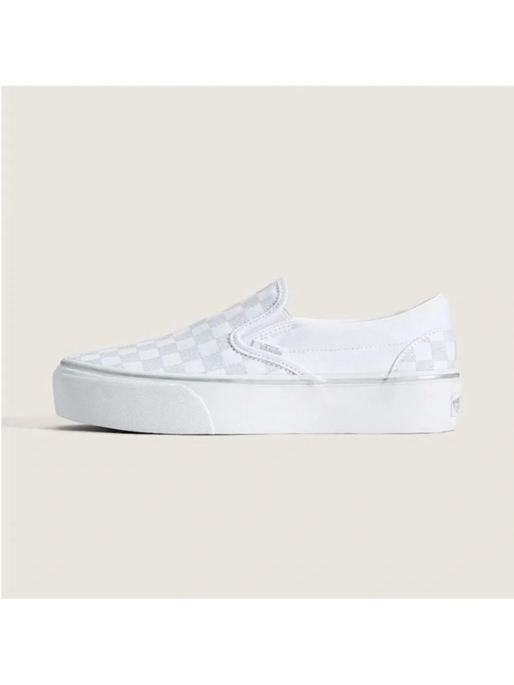 Vans Classic Slip-On Platform Checkerboard Shoe Women 9.5 US